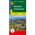   Észak- Fekete erdő térkép  Northern Black Forest Freytag  1:150e Nördlicher Schwarzwald EF 0024