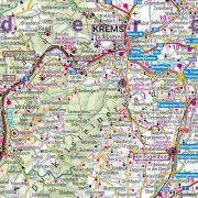 Ausztria térkép Freytag  1:300 000  Ausztria autótérkép, Ausztria autós térkép 2025.