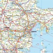 Dánia térkép-Grönland-Feröer-szigetek, 1:400 000  Freytag térkép 2022.