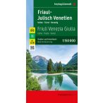   Friuli autós térkép Freytag Friaul-Julisch Venetien, Straßen- und Freizeitkarte 1:150 000 