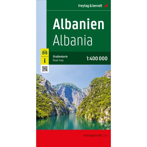 Albánia térkép, Albánia autós térkép 1:400 000 Freytag 