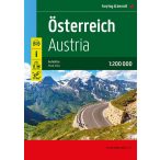   Ausztria autóatlasz, Ausztria atlasz compact 1:200 000 Freytag Ausztria térkép 