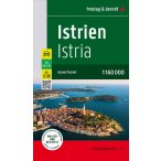 Isztria térkép Pocket fóliás térkép 1:160 000 