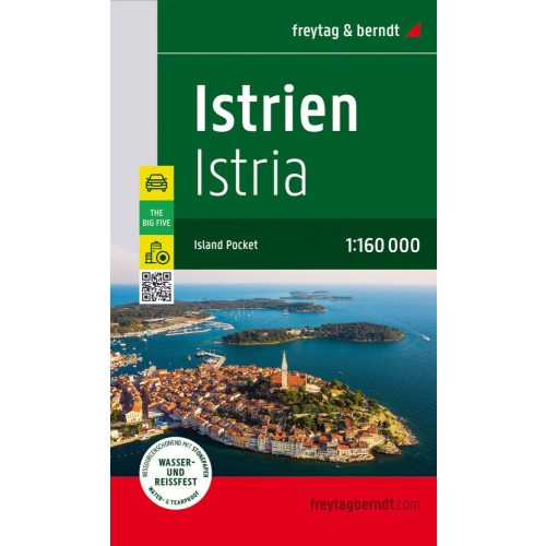 Isztria térkép Pocket fóliás térkép 1:160 000 