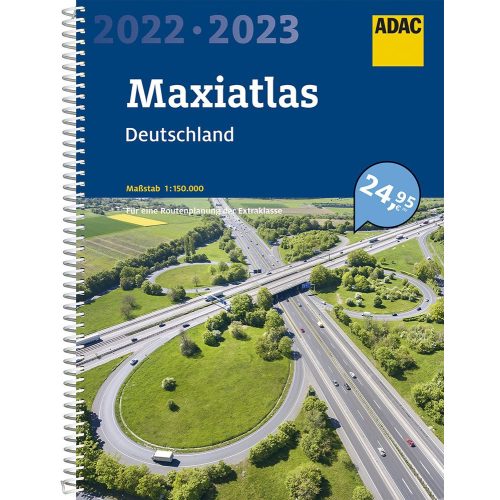 Németország autós atlasz Freytag1:200e, Németország atlasz spirál 2024/2025 