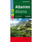   Albánia térkép , Albánia autós térkép 1:150 000 Freytag Top 10