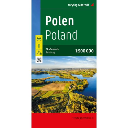 Lengyelország térkép, Lengyelország autós térkép Freytag 1:500 000 - 2023.