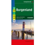   Burgenland térkép, Burgenland autótérkép, szabadidő térkép  Freytag Top 10 1:150e  2023.