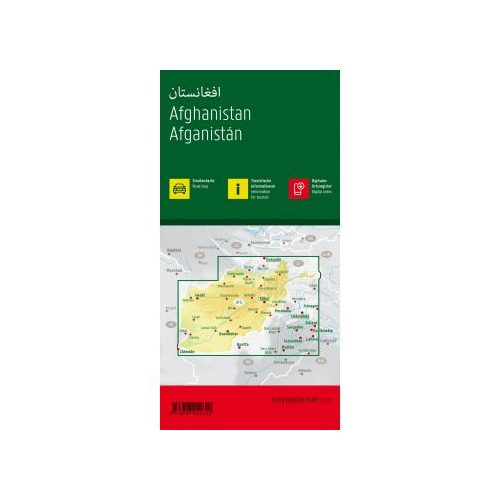 Afganisztán térkép 1:1 000 000 Freytag térkép 2024.