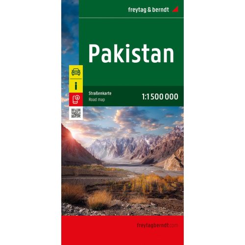 Pakisztán térkép 1: 1 500 000  Freytag 2024.