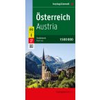    Ausztria térkép Freytag  1:500 000   Ausztria autótérkép 2024.