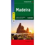   Madeira autós térkép Freytag Madeira turista és szabadidő térkép 1:40 000