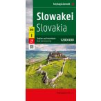   Szlovákia térkép , Szlovákia autós térkép 1:200 000  Freytag  (2024)