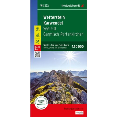 Innsbruck térkép Freytag & Berndt 1:15 000  1:7500