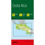 Costa Rica térkép, 1:400 000  Freytag térkép 2024.