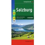  Salzburg környéke térkép , Salzkammergut, Salzburg régió térkép 1:150 000  Freytag 2025.