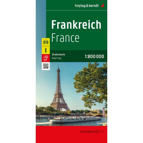 Franciaország térkép Freytag 1:800e   2025.