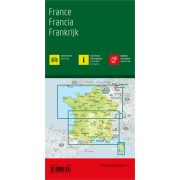 Franciaország térkép Freytag 1:800e   2025.