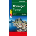   Norvégia térkép 1:600 000  Norvégia autótérkép Freytag 2025.