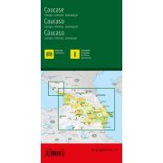 Kaukázus térkép - Grúzia - Örményország - Azerbajdzsán autós térkép 1: 700 000  Freytag  2025
