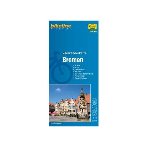 Bremen Kerékpáros térkép RW-HB1 2022