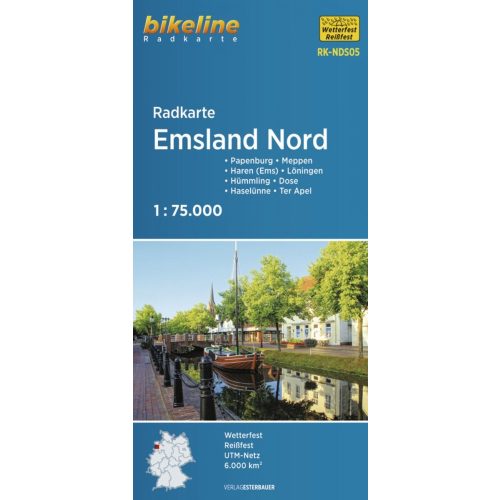 Emsland North Kerékpáros térkép (RK-NDS05) 2022