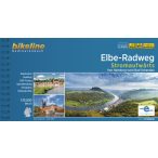   Elbe kerékpáros atlasz Esterbauer Elba kerékpáros térkép, Bikeline Radtourenbuch Elbe-Radweg Stromaufwärts 1:75.000 német 2022.