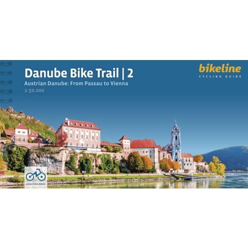 2. Danube Bike Trail Duna kerékpáros atlasz Esterbauer 2. szakasz 1:50 000 Duna kerékpáros térkép