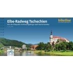   Elbe-Radweg Tschechien  Esterbauer Elba kerékpáros térkép Csehország német nyelvű 2024.