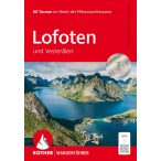 Lofoten túrakalauz Bergverlag Rother német  2025.