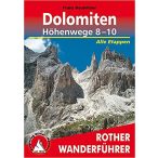   Dolomiten Höhenwege 8 – 10 túrakalauz Bergverlag Rother német   RO 3368