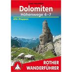   Dolomiten Höhenwege 4 – 7 túrakalauz Bergverlag Rother német   RO 3369