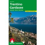   Trentino, Gardasee, Garda-tó térkép, túrakalauz rother 2023