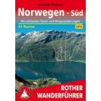 Norwegen Süd túrakalauz Bergverlag Rother német   RO 4002