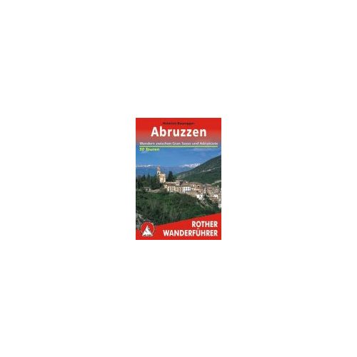 Abruzzen túrakalauz Bergverlag Rother német   RO 4013