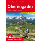   Oberengadin – St. Moritz I Zuoz I Pontresina túrakalauz Bergverlag Rother Wanderführer Oberengadin német 