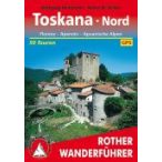   Toskana Nord – Apennin I Aquanische Alpen túrakalauz Bergverlag Rother német   RO 4115