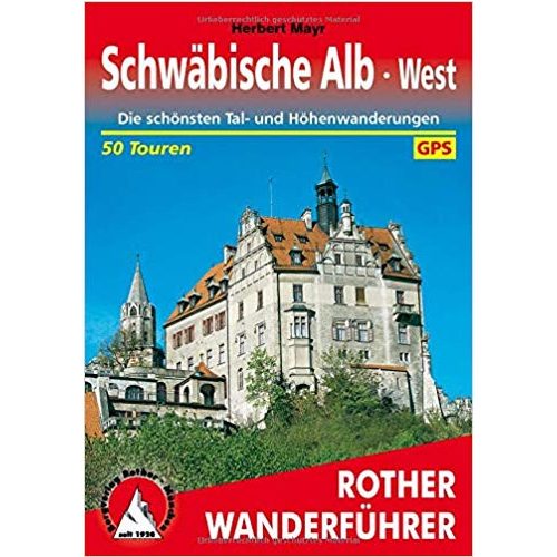 Schwäbische Alb West túrakalauz Bergverlag Rother német   RO 4118