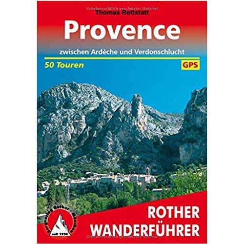 Provence túrakalauz Bergverlag Rother német   RO 4155