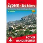   Zypern Süd und Nord túrakalauz Bergverlag Rother német   RO 4271