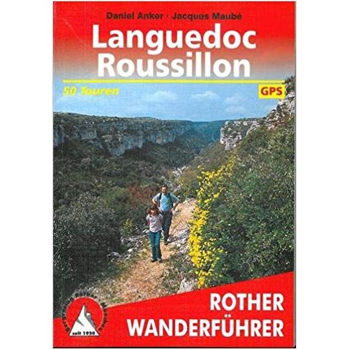 Languedoc-Roussillon túrakalauz Bergverlag Rother német   RO 4306