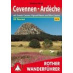  Cevennen I Ardéche túrakalauz Bergverlag Rother német   RO 4323