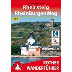   Rheinsteig I RheinBurgenWeg túrakalauz Bergverlag Rother német   RO 4354