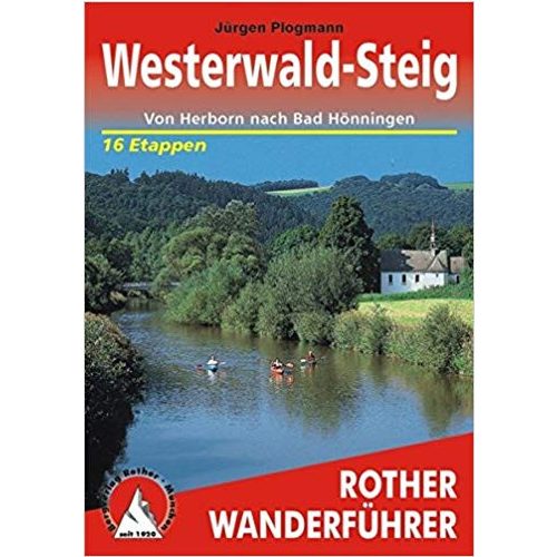 Westerwald Steig túrakalauz Bergverlag Rother német   RO 4376