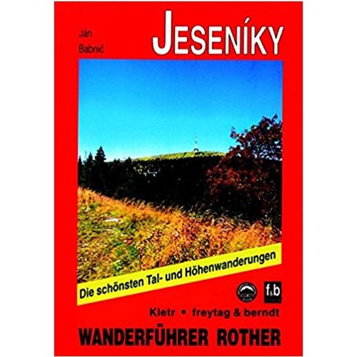 Jeseniky túrakalauz Bergverlag Rother német   RO 4378