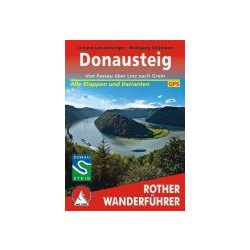 Donausteig túrakalauz Bergverlag Rother német   RO 4390