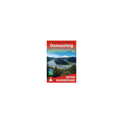 Donausteig túrakalauz Bergverlag Rother német   RO 4390