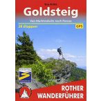 Goldsteig túrakalauz Bergverlag Rother német   RO 4409