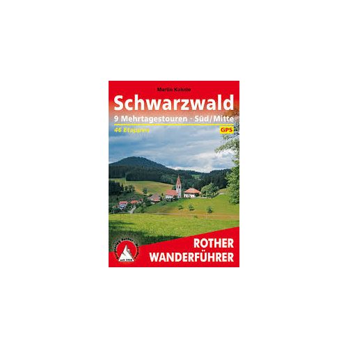 Schwarzwald – Mehrtagestouren Süd I Mitte túrakalauz Bergverlag Rother német   RO 4434