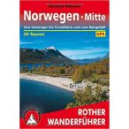   Norwegen Mitte túrakalauz Bergverlag Rother német   RO 4436